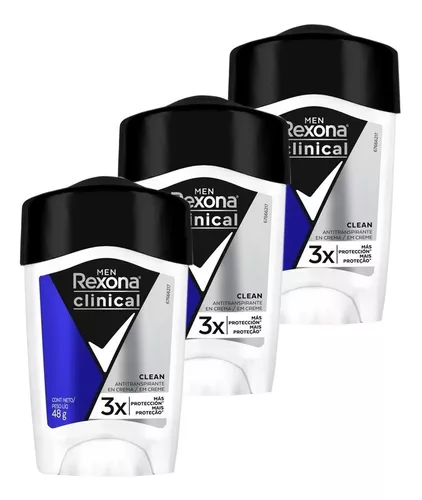 Desodorante creme Rexona Clinical Men Clean 48g