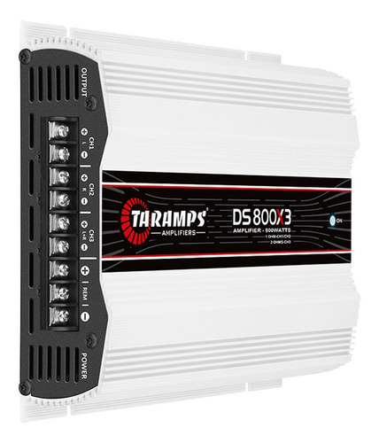 Módulo amplificador de potencia Taramps Ds 800x3 800w Rms 1 ohmio