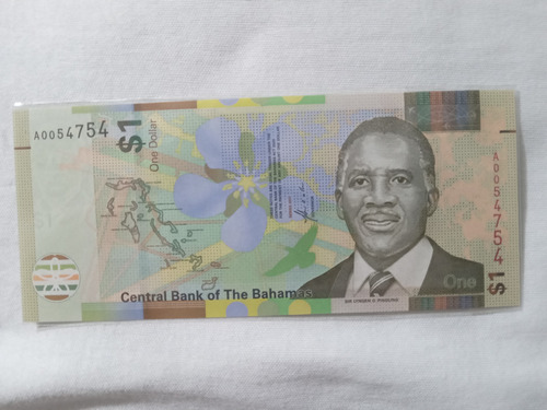 Billete De Bahamas 1 Dólar