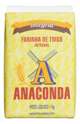 Farinha integral Anaconda  de trigo 1 kg