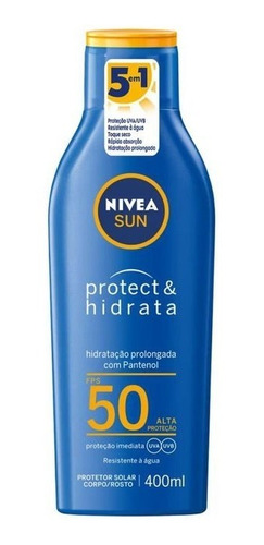 Protetor Solar Nívea Protect E Hidrata Fps50 400ml