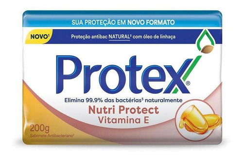 Protex Vitamina E Sabonete Antibacteriano Em Barra 200g