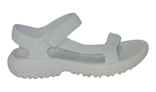 Sandalia Plastico Mujer Teva Blanco Playera Cómoda C/ Abrojo