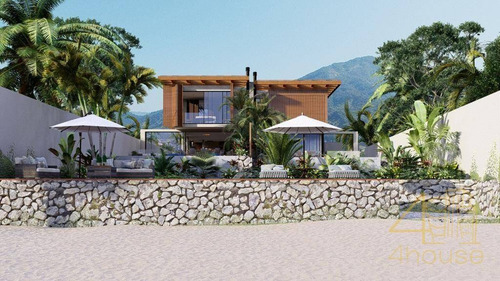Imagem 4 de 13 de Casa De Condomínio À Venda Na Avenida Deble Luíza Derani. Casa Pé Na Areia, 500 M², 5 Suítes, Arquitetura Moderna, Piscina, Área Gourmet E 4 Vagas. - Ca0607