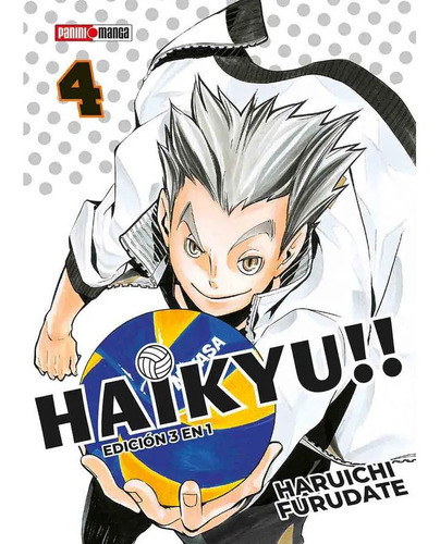 Panini Manga Haikyu N.4, De Haruichi Furudate. Serie Haikyu, Vol. 4.0. Editorial Panini, Tapa Blanda En Español, 2023
