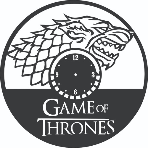 Reloj Game Of Thrones En Madera