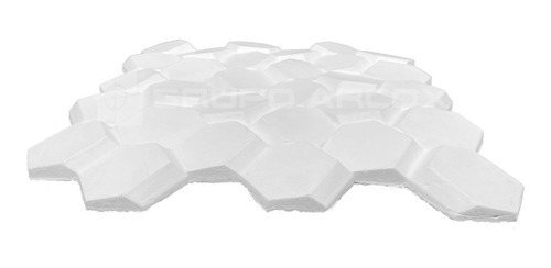 Imagen 5 de 6 de Panel 3d Muro Beehiven Decorativo Yeso Interiores