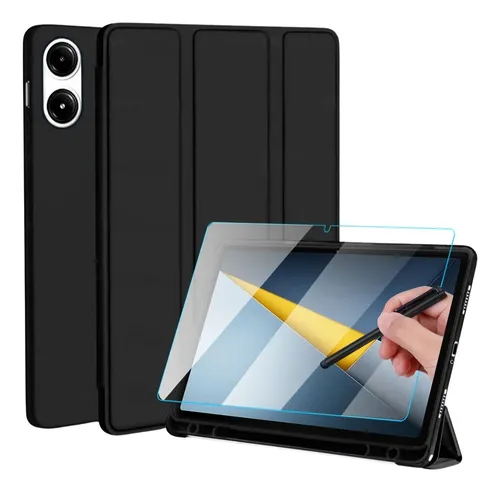 Case Silicone Para Xiaomi Poco Pad M1 12.1 + Caneta + Vidro