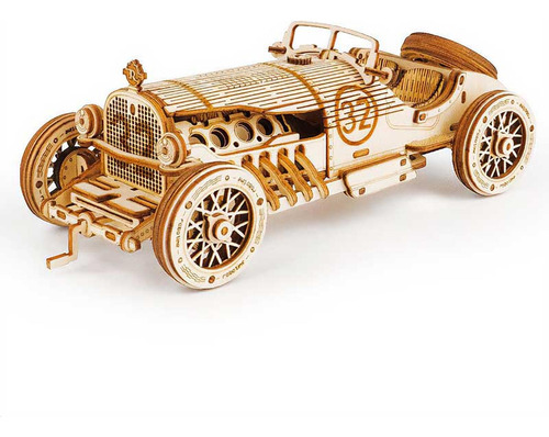 Auto De Carrera 1910 Rompecabezas Puzzle 3d Robotime