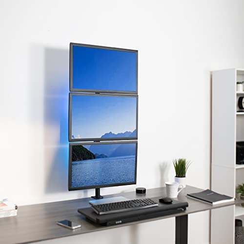 Monitor De Pantalla Lcd Triple Vivo Soporte De Computadora S