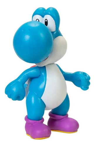 Figura Nintendo Super Mario Bros 7 Cm yoshi celeste