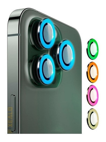 Protector Camara Aros Neon  iPhone 14 - 14 Plus