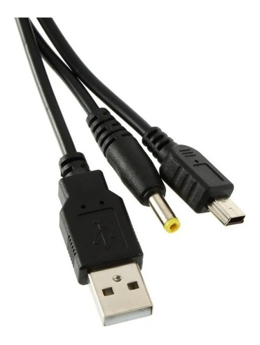 Cable Usb Mini Usb V3  2 En 1 Psp  Nuevo