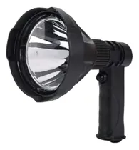 Comprar Foco De Mano Reflector Cree Led T6 25w Recargable Color De La Linterna Negro Color De La Luz Blanco