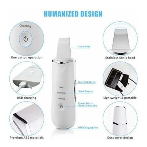 Pala Ultrasonido Limpieza Facial Y Corporal