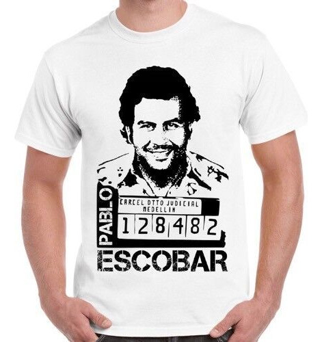 Polera De Pablo Escobar Mugshot Colombia Narcos