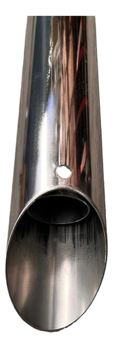 Mofle Para Moto Tipo Chopper Acero Inox 3 Pulgadas