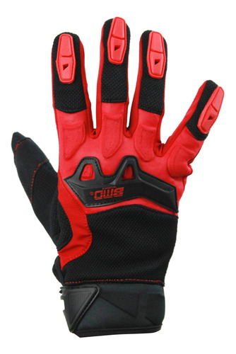 Guantes Benotto De Motociclista Ms-2018-03 Talla L Rojo