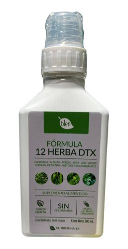 Herba Dtx 12 Desintoxica Concentrado Para Preparar Bebida 