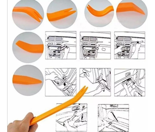Set 4 Palancas De Plástico/cuñas Desmontar Tablero Envío Gra