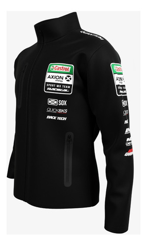 Campera Rompeviento Moto Team Castrol Radikal Mx Enduro 