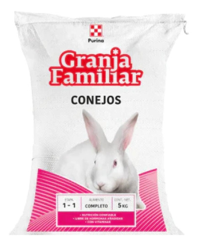 Conejina Purina 5 Kg Alimento Para Conejos