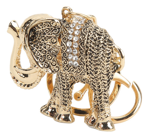 Llavero Retro Con Forma De Elefante Galvanizado Good Luck En