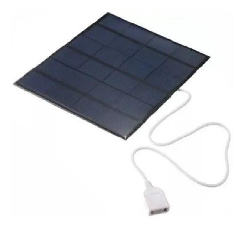 Panel Solar 3.5w Usb Celda Epoxi Policristalino 5.5v 0.6a E3