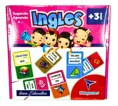 Juego Didáctico Aprendo Inglés Totogames 2380