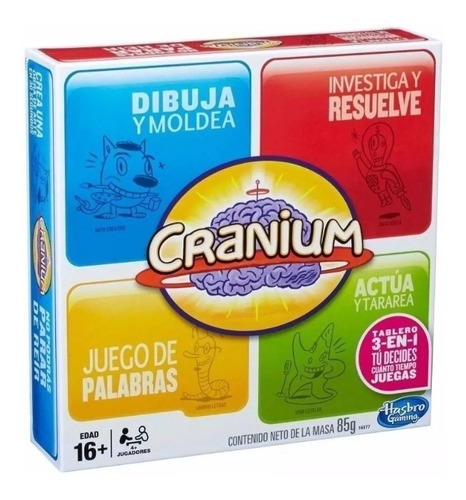 Juego De Mesa Cranium 3 En 1 De Hasbro