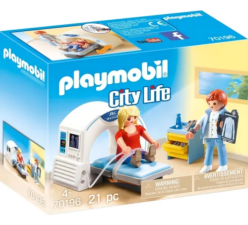 Playset para muñecas y muñecos Playmobil City Life Doctor 70196 Sala Radiologia