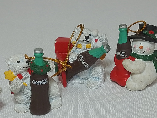 Adornos Navidad Coca Cola Coleccion Precio X 11 Rojo Navidad (Usado)