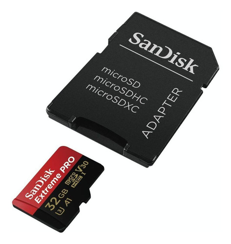 Cartão Microsd Sdhc-uhs 32gb Sandisk Extreme Pro Gopro 23456