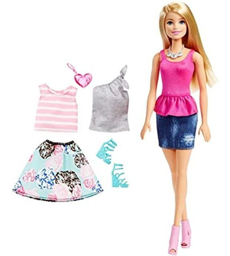 Barbie Doll And Fashions - Conjunto De Falda