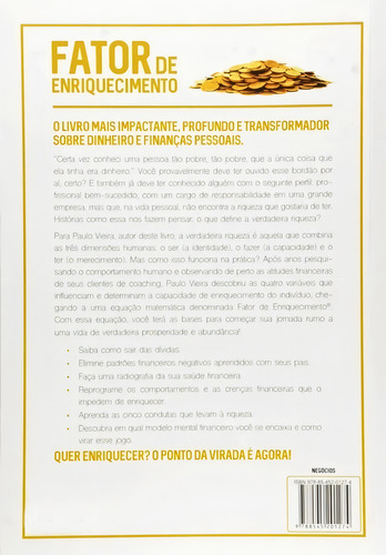 Livro Fator De Enriquecimento- Paulo Vieira