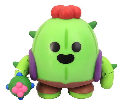 Figura articulada Brawl Stars Character Spike, 11 cm de ação