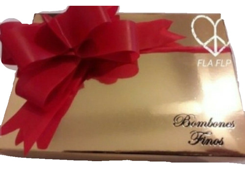 Caja 1/4kgbombones De Chocolate Regalo Novia Dia De La Madre