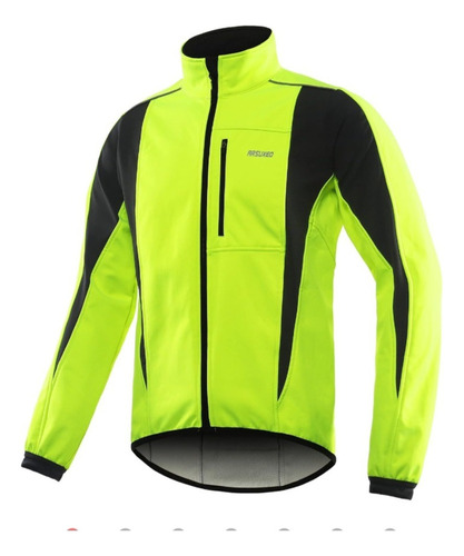 Campera Ciclismo Arsuxeo Talle L Amarilla