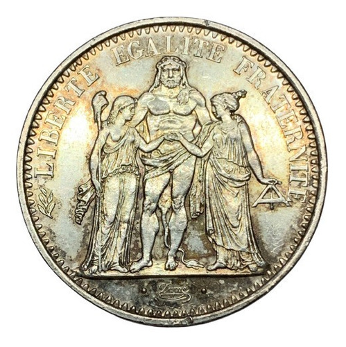 Moneda Plata Francia 10 Francos 1966 Km# 932 (2)