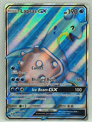 Carta Pokemon Lapras Gx