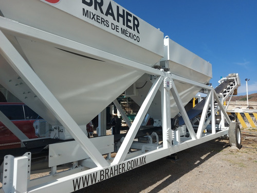 Imagen 5 de 11 de Planta Concretera Braher 3 Tolvas Dosificación De Agregados
