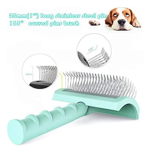 Tinypoint Cepillo Grande Para Perros, Gatos, Cepillo Par 001
