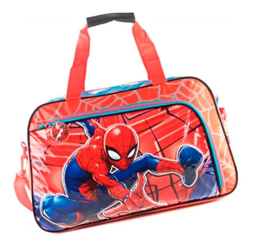Bolso Spiderman Con Bolsillo Licencia Oficial 82071 Mapleweb
