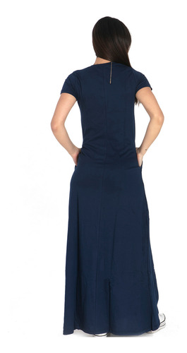 Vestido Largo Casual Mujer Talles Grandes Plus Size Algodon