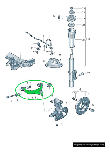 Horquilla Inferior Mb Sprinter 2006-2023 44071751701