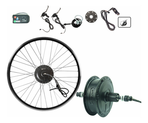 Kit Bike Elétrica Fast 500w Traseiro K7  Bateria 15ah 48v