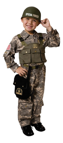 Disfraz Del Ejército De Estados Unidos Para Niños, Disfraz D