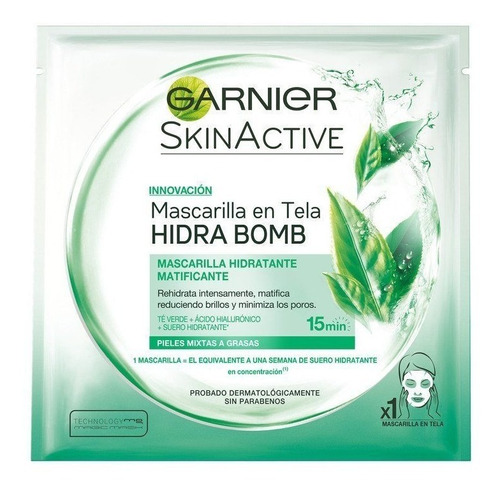 Crema Garnier Skinactive Hidra Bomb 1 Mascarilla Hidratante