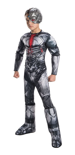 Justice League Deluxe Cyborg Costume, Medium, Multicolo...