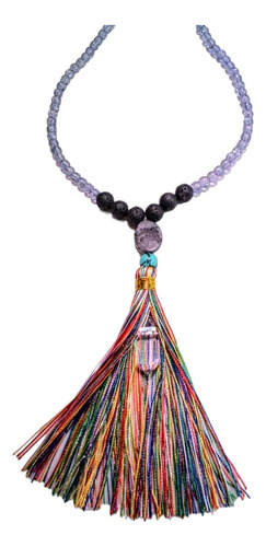 Japa Mala Collar Hindu C/ Cuarzo Y Piedras Energéticas (108)